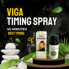 Viga Timing Spray - 1 Pack for Long-lasting Odor Protection (45ml) Made in German