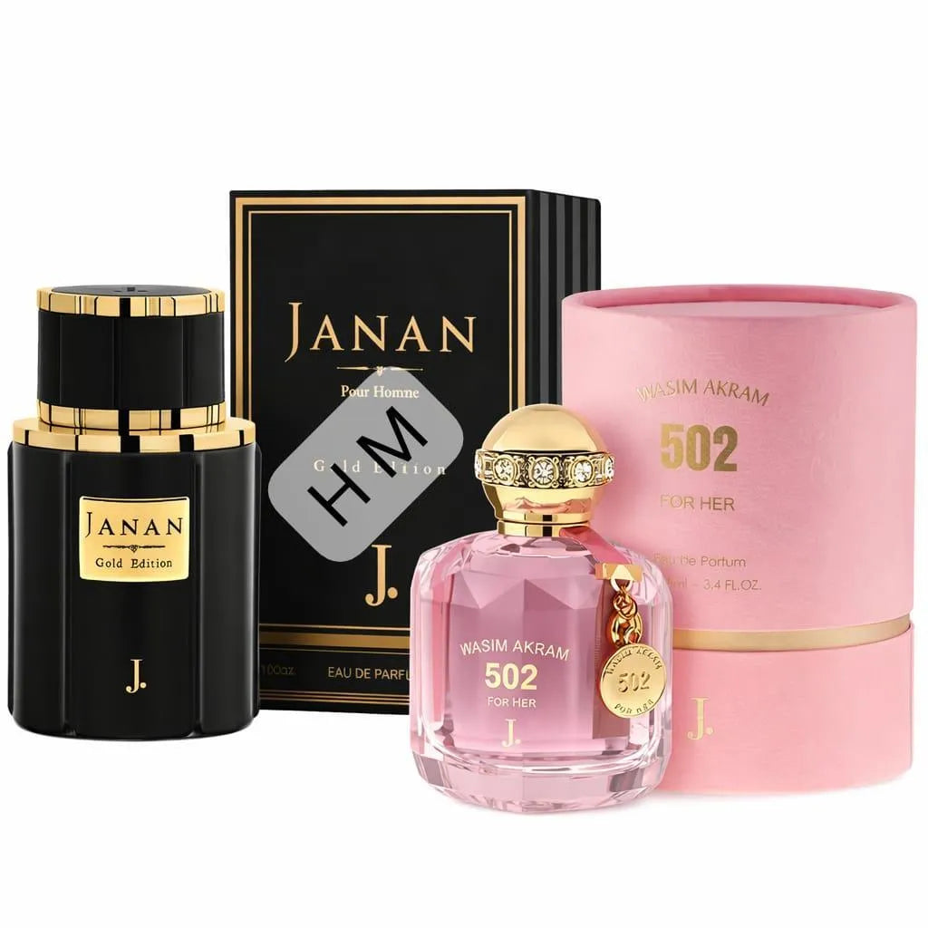 Wasim Akram 502 + Janan Gold Long Lasting Fragrance Perfume